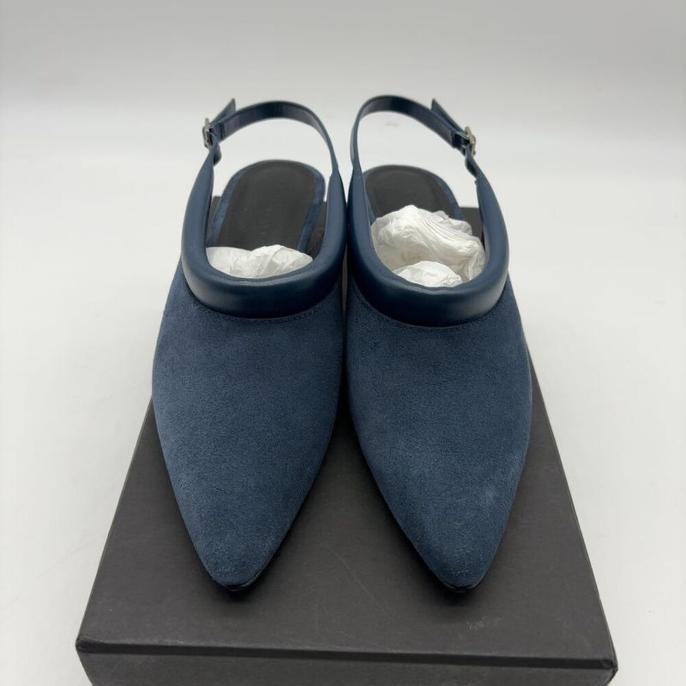 Rachel Comey Clemmie Slingback in Navy Suede